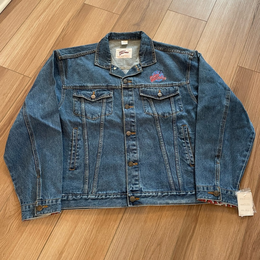 Vintage Planet Hollywood Denim Jacket